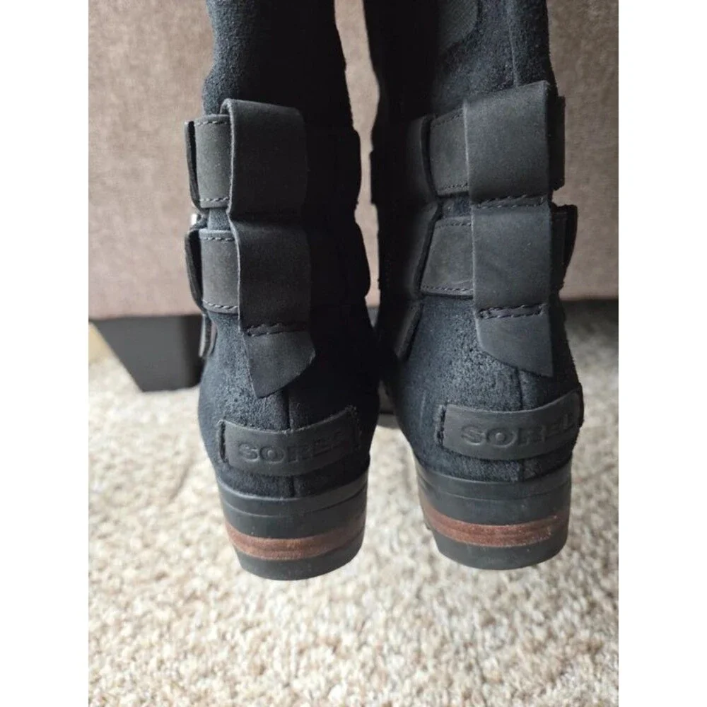 Sorel black lolla II tall boots